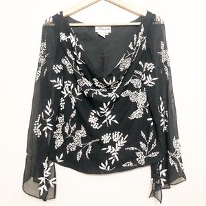 Vintage J Laxmi Beaded Top Petite Medium